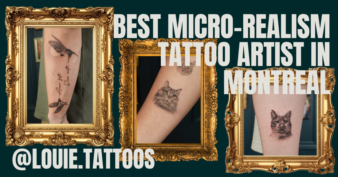 The Best Micro-Realism Tattoo artist in Montreal: A Glimpse into Louie's Pet Portraits